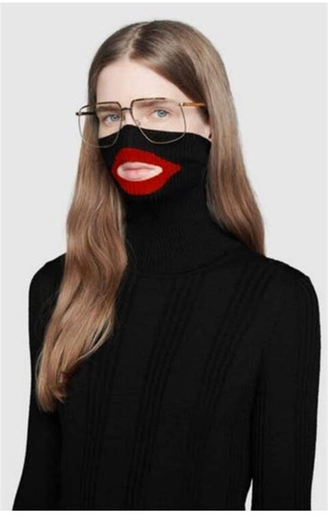 gucci black face jumper